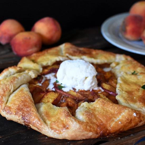 Rustic Peach Galette