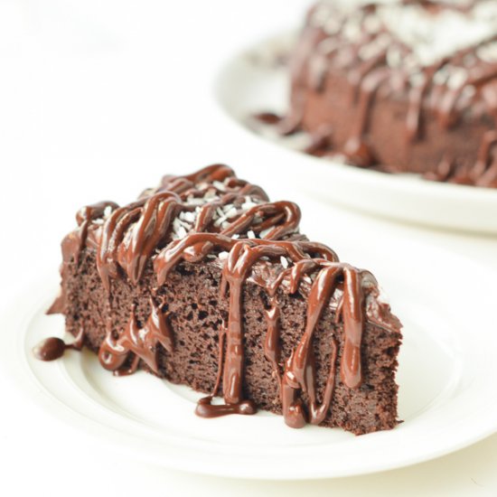 Coconut flour chocolate cake