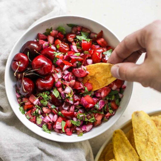 Cherry Pico de Gallo