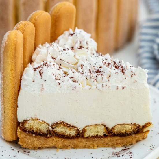 No Bake Tiramisu Cheesecake