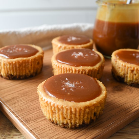 Salted caramel cheesecake