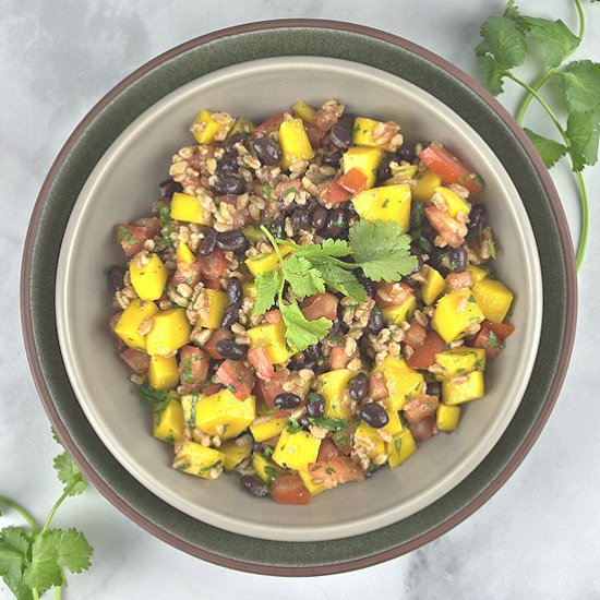 Mango Tomato Black Bean Salad