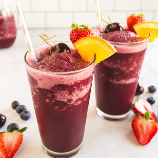 red wine frozen sangria