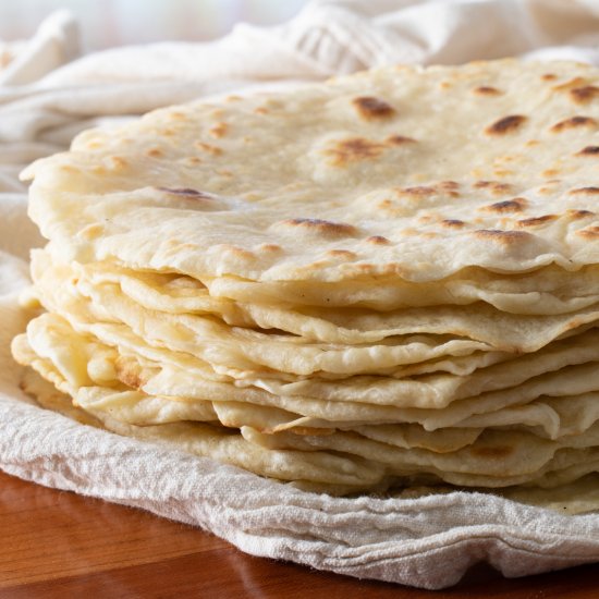 Homemade Flour Tortillas