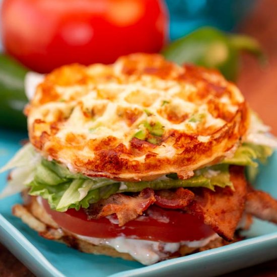 BLT Chaffle Sandwich