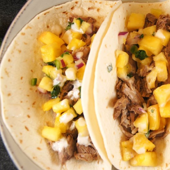 Crockpot Pulled Pork Tacos