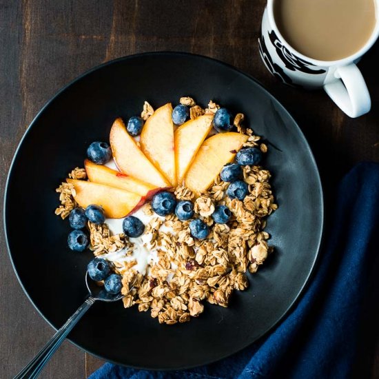 Maple Hazelnut Homemade Granola