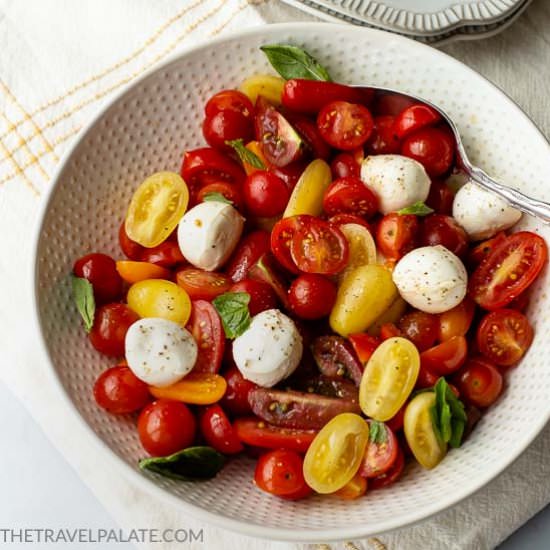 Cherry Tomato Caprese Salad