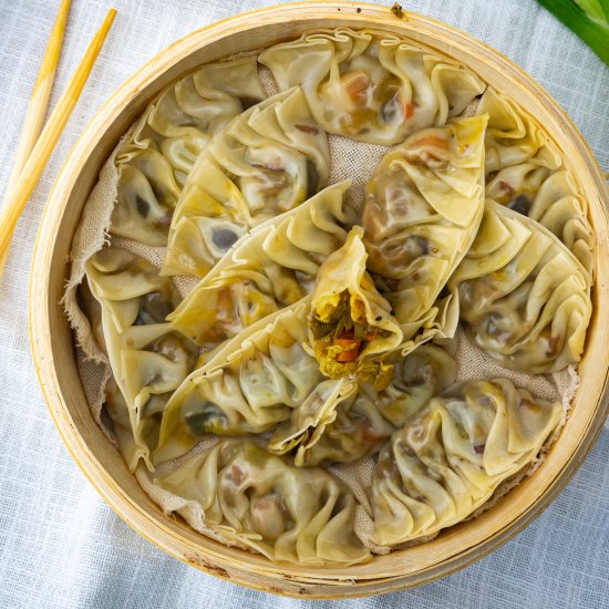 Healthy Vegetable Gyoza (Dumplings)