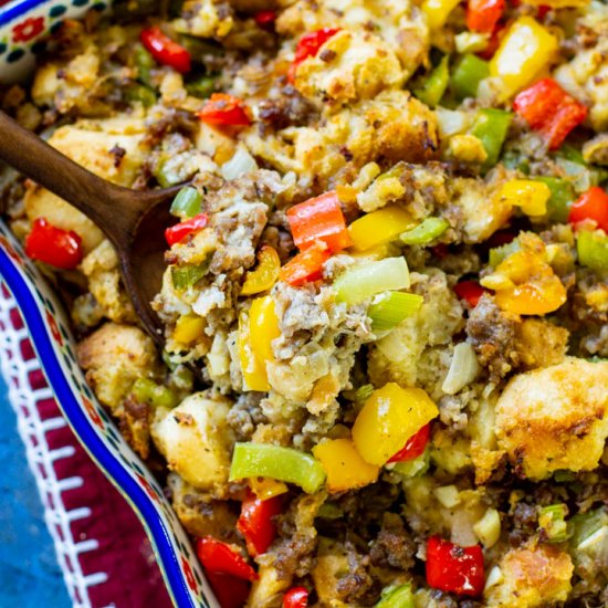 Maple Sausage Stuffing