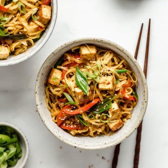 Vegan Singapore Noodles