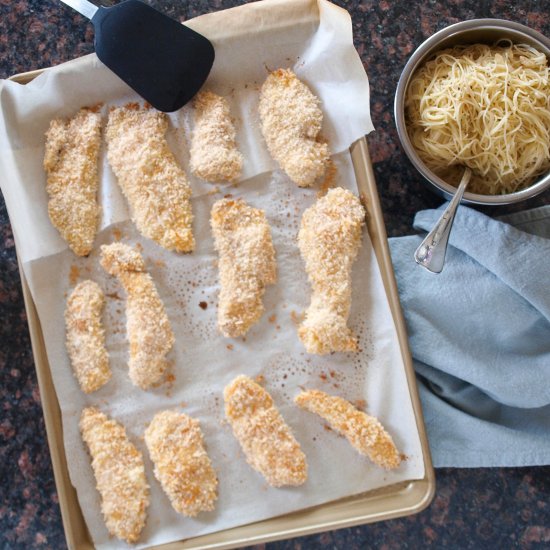 Lemon Panko Crusted Chicken