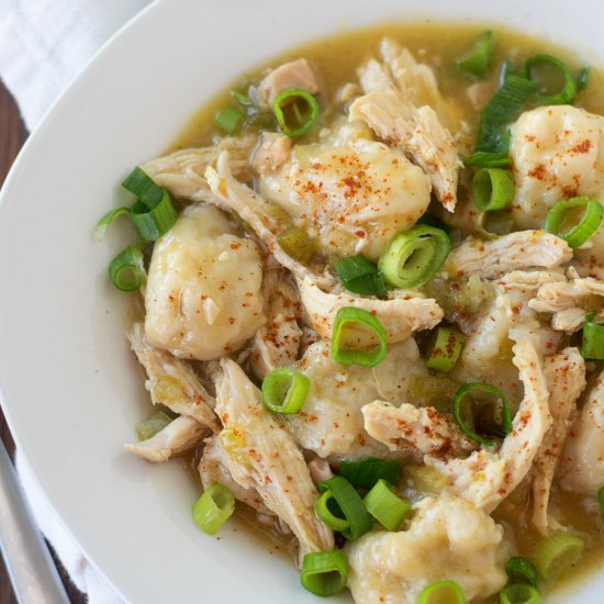 Easy Cajun Chicken & Dumplings