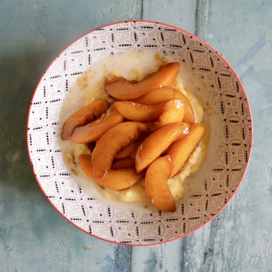 Peaches & Cream Polenta