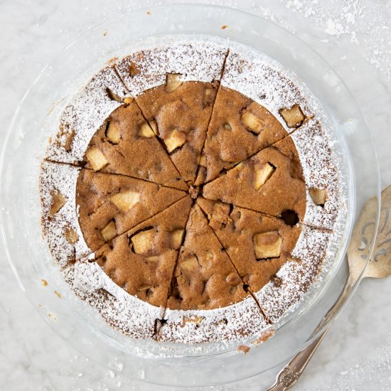 Apple Walnut Pie Cake