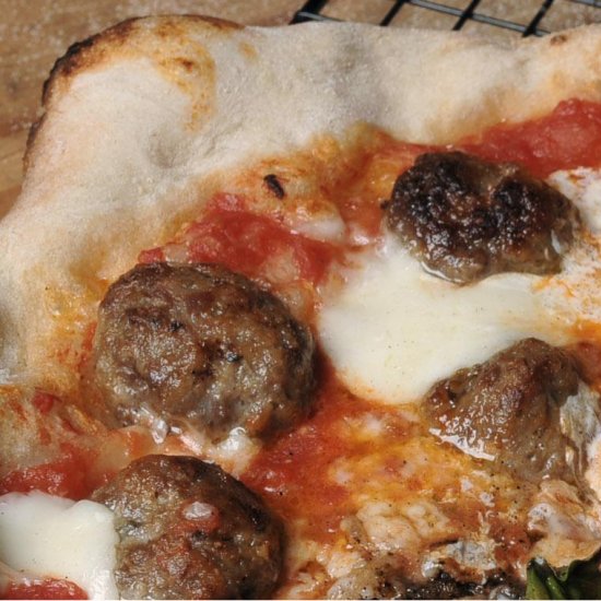 Wood Fired MeatBall Pizza Recipe