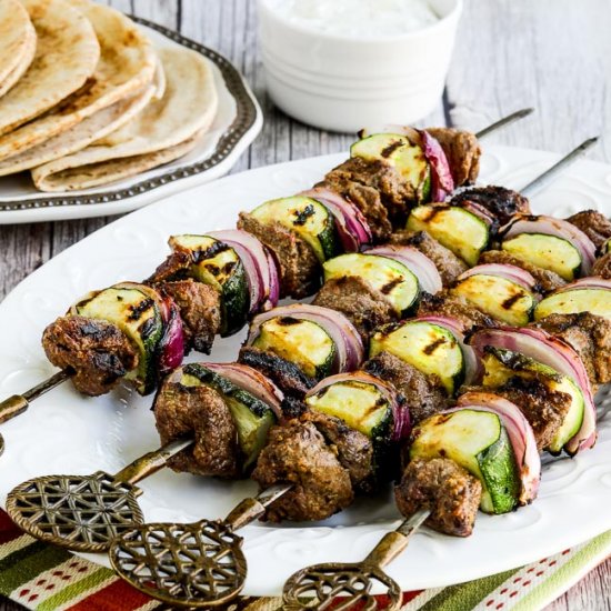 Lamb Shish Kabobs with Tzatziki