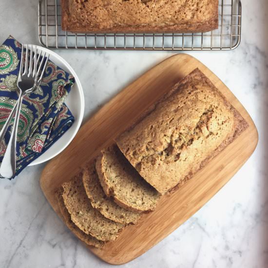 Whole Wheat Zucchini Bread