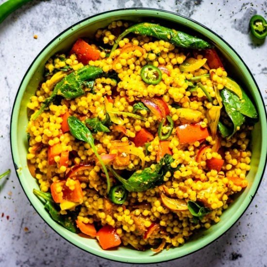 Giant Summer Cous Cous Salad