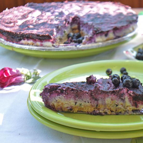 No Bake Aronia Berry Cheesecake