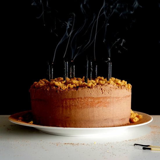 Chilli Chocolate Grapefruit Cake