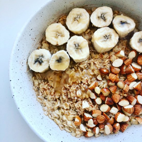 Banana Cinnamon Oatmeal