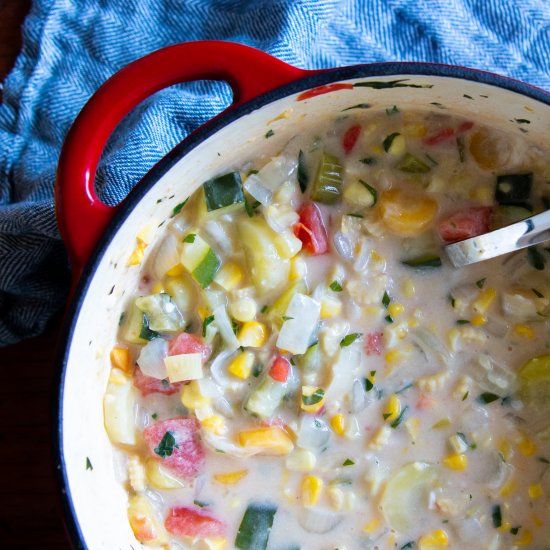 Easy Summer Corn Chowder