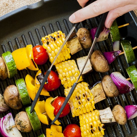 Grilled Vegetable Kabobs