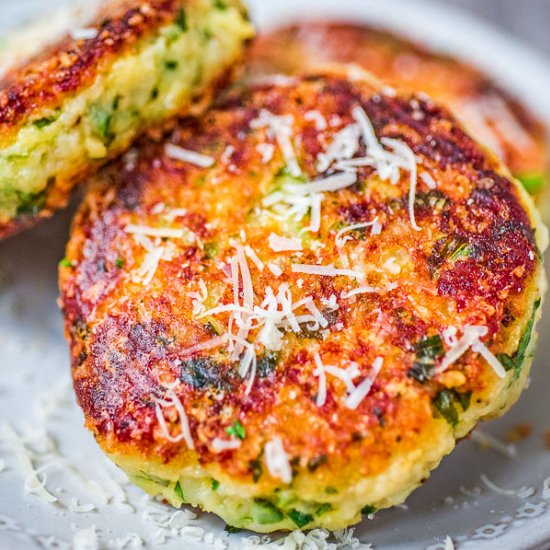 Parmesan Mashed Potato Cakes