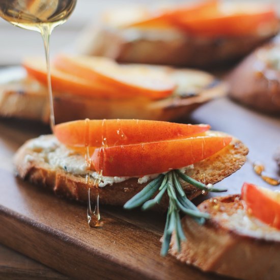 Nectarine Crostini