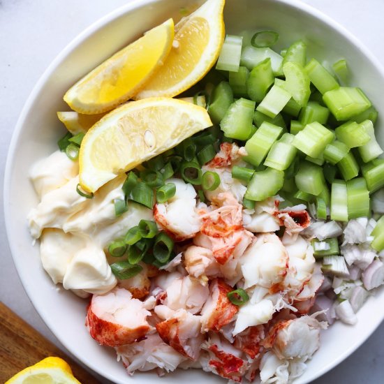 Lobster Rolls in Grilled Avocado