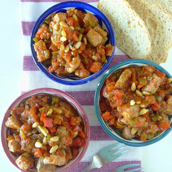 Tomatoes and Peppers with Tuna