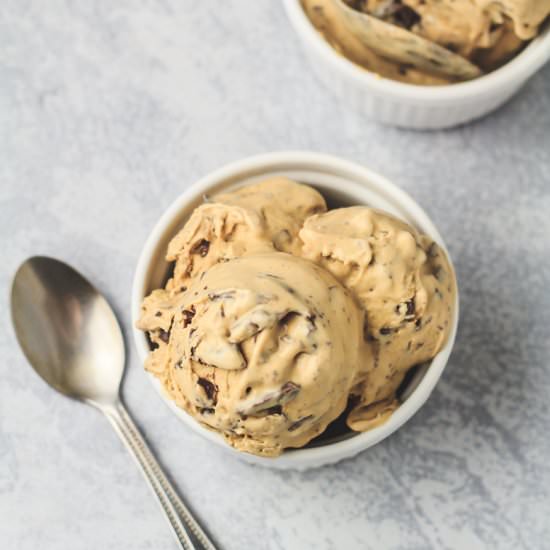 No-Churn Coffee Ice Cream