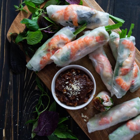 Vietnamese Rice Paper Rolls