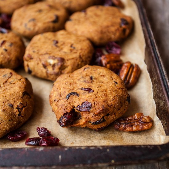 Vanilla chestnut cookies