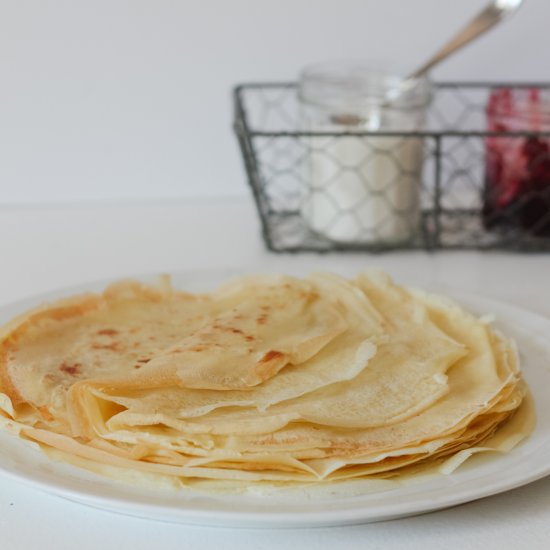 Oat Milk French Crêpes