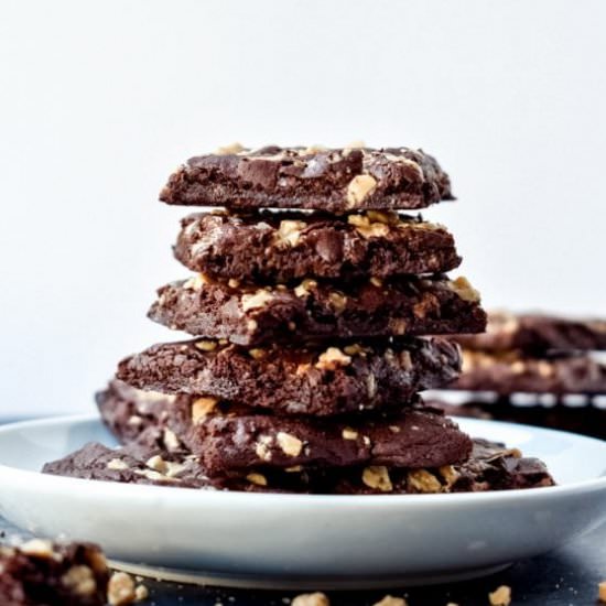 Salted Toffee Brownie Brittle