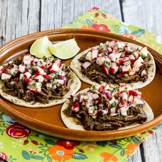 Instant Pot Beef Street Tacos