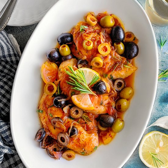 Mediterranean Chicken with Olive