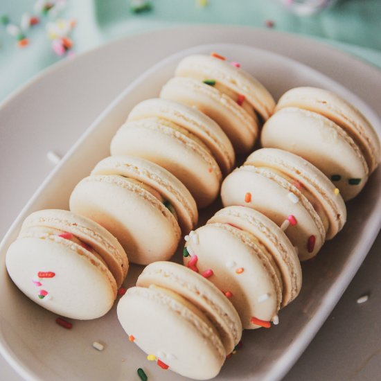 Cake Batter Macarons