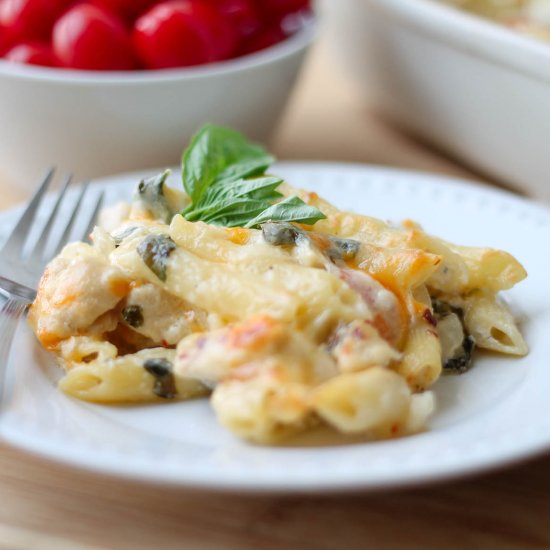 Creamy Garden Fresh Pasta Bake