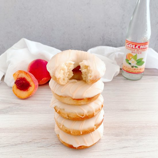 Peach Blossom Baked Doughnuts