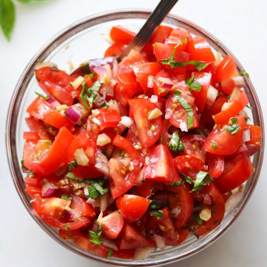 Cherry Tomato Bruschetta (Whole30)