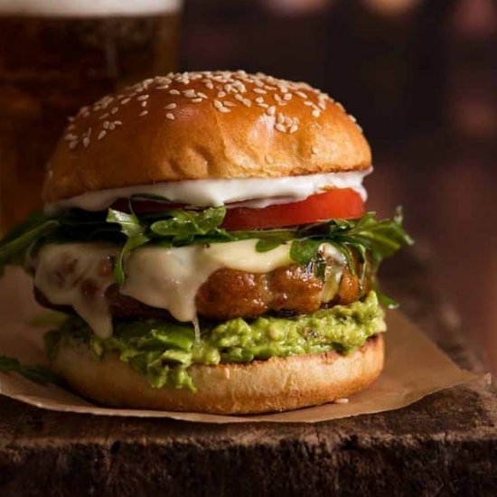 Avocado Chicken Burger