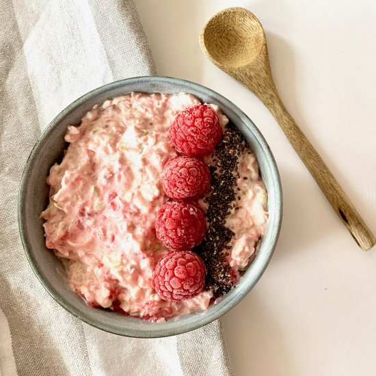 Raspberry Bircher Muesli