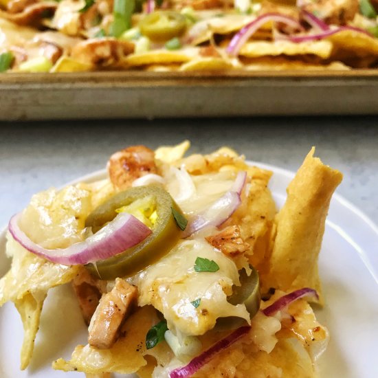 Barbecue Chicken Nachos