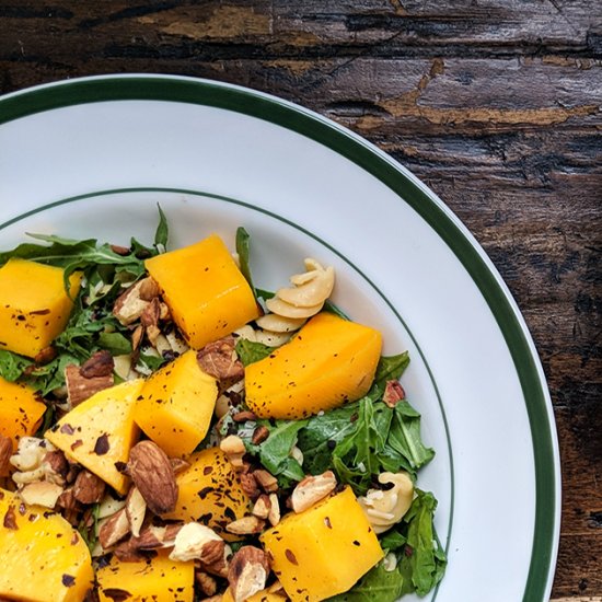 Arugula Parmesan Chickpea Rotini