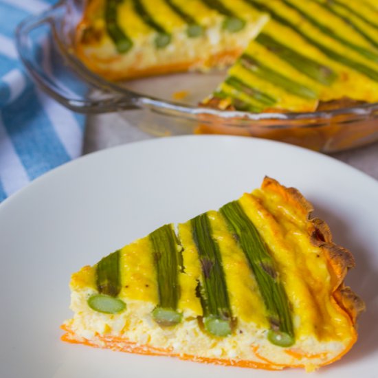 Asparagus Quiche