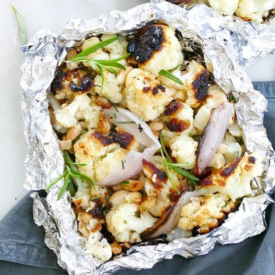 Grilled Cauliflower Foil Packets