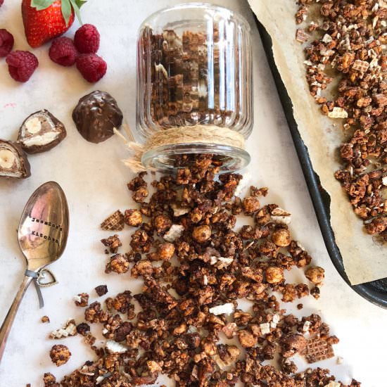 “Ferrero Rocher” Style Granola